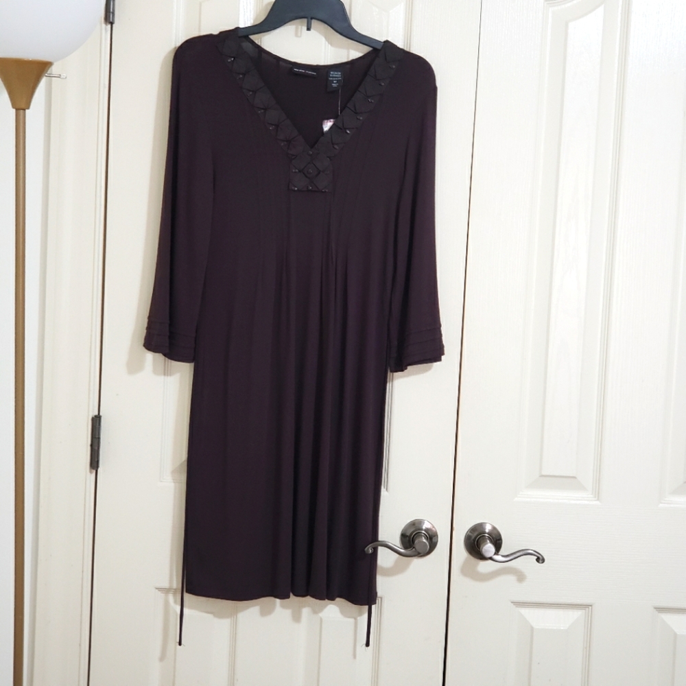 New York & Company NWT Black Dress Size M